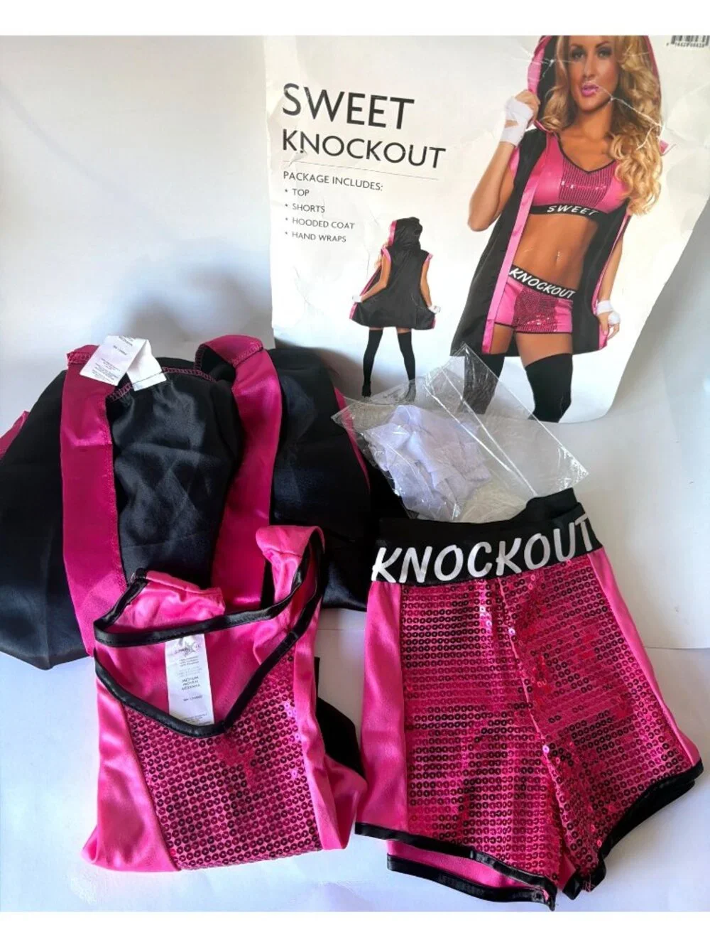 Starline Sexy Boxer Costume Sweet Knockout Cosplay Set Women Size Medium